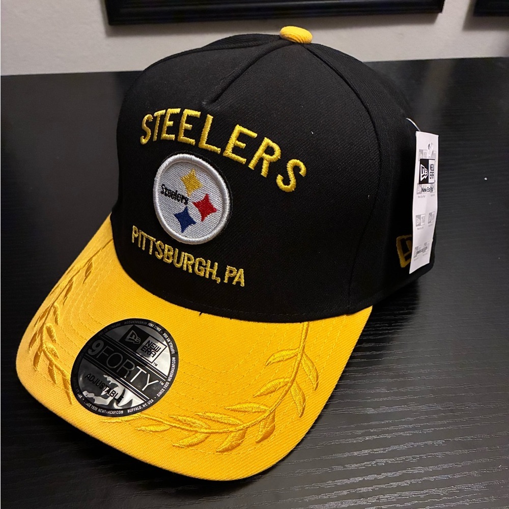New Era Black and Yellow Steelers Cap - Picture 3 of 4